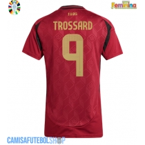 Camisa de time de futebol Bélgica Leandro Trossard #9 Replicas 1º Equipamento Feminina Europeu 2024 Manga Curta